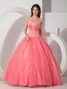Corset Watermelon Sweetheart Sweet 16 Birthday Gowns