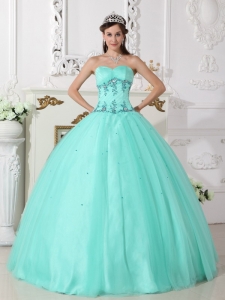 Ball Gown Sweetheart Embroidery Beading Quinceanera Dresses