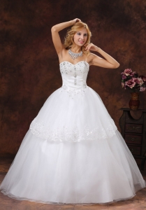 Discount Beading and Embroidery Tulle Wedding Gowns