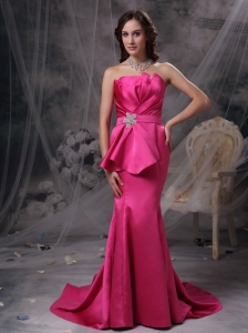 Brooch Ruching Straps Bodice Mini-length Dress for Prom