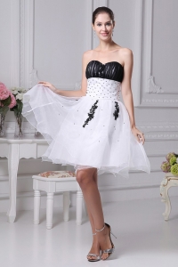 Beading and Appliques 2013 Prom Dress Knee-length