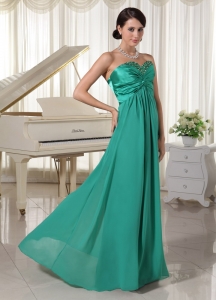 Turquoise Sweetheart Evening Dress Prom Party