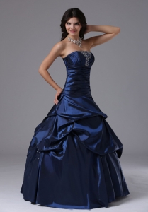 Beading Ruch 2013 Quincean Ball Gown Dress Pick-ups