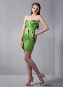 Discount Olive Green Sweetheart Prom Cocktail Dresses