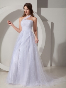Modest A-Line Prom Maxi Dresses Princess Court Train