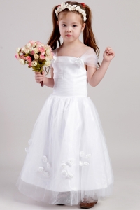 Fashionable A-line Straps Flower Girl Dress 2013