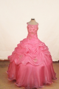 Appliques Ball Gown Beading Off the Shoulder Organza