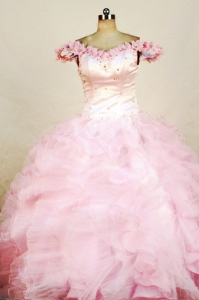 Beading Little Girl Pageant Dresses Luxurious Organza