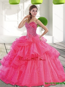 Classic Sweetheart 2015 Spring Quinceanera Dress with Beading