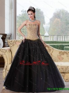 2015 Classic A Line Multi Color Quinceanera Dresses with Beading