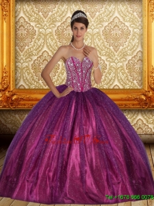 Brand New Beading Sweetheart Quinceanera Dresses Sweet 15 Dress for 2015