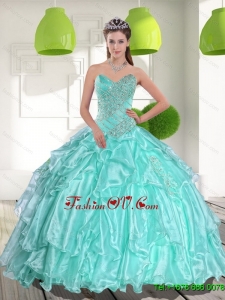Designer Ball Gown Sweetheart Appliques and Beading Quinceanera Dresses