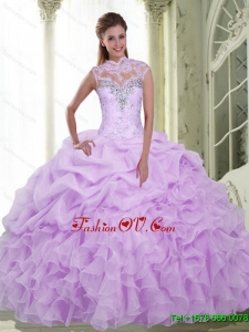 New Style Beading and Ruffles Sweetheart Quinceanera Dresses for 2015