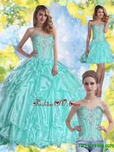 Luxurious Quinceanera Dresses with Beading and Appliques for 2015 Summer