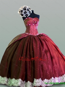 Custom Made Quinceanera Dresses in Taffeta for 2015