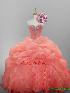 Custom Made Ball Gown Sweetheart Quinceanera Dresses for 2015 Summer