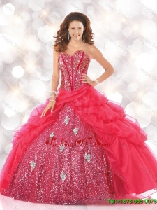 Sturning Sweetheart Sweet 16 Dresses with Sequins and Beading for 2016