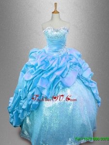 Classical Sequins and Pick Ups Sweet 16 Gowns for 2016