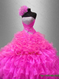 Fall Ball Gown New Style Quinceanera Dresses with Sequins