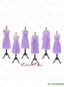 2016 Vintage Empire Prom Dresses with Ruching in Lavender