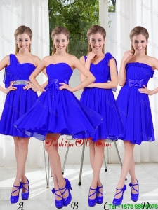 Elegant A Line Sweetheart prom Dresses in Royal Blue