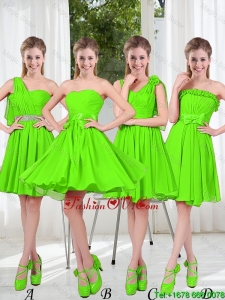 2016 Summer Luxurious A Line Short Beaded Bridesmaid Dresses