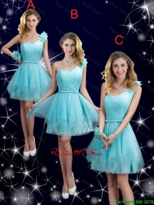 Beautiful Mini Length Bridesmaid Dresses with One Shoulder