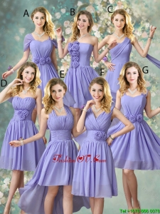 Fashionable Hand Made Flowers Prom Dresses with A Line
