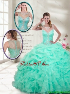 Classical Ball Gowns Mini Quinceanera Gowns with Beading