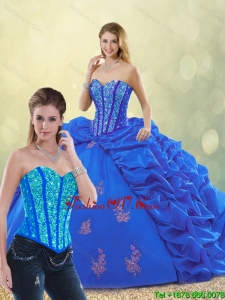 New Style Sweetheart Quinceanera Gowns with Beading and Appliques