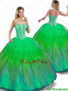 Unique Classical Floor Length Quinceanera Dresses with Sweetheart