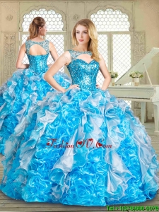 Fashionable Sweetheart Quinceanera Dresses with Paillette and Ruffles