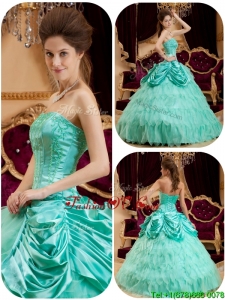 Spring Classic Pick Ups and Ruffles Quinceanera Gowns
