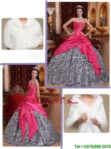 Winter Simple Hot Pink Ball Gown Sweetheart Quinceanera Dresses