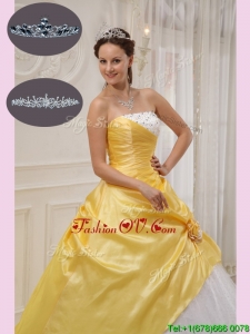 Winter Designer Ball Gown Strapless Quinceanera Dresses with Beading