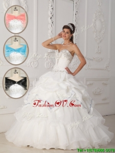 Luxurious White Ball Gown Sweetheart Sweet Sixteen Dresses