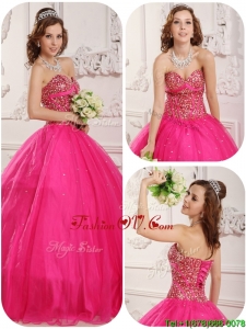 Unique A Line Sweetheart Quinceanera Dresses with Beading