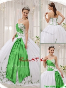 Unique Ball Gown Sweetheart Quinceanera Dresses with Embroidery