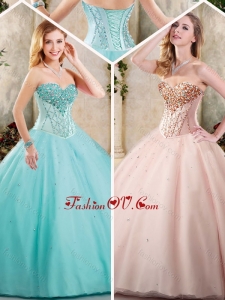 Exquisite Sweetheart Quinceanera Dresses with Beading