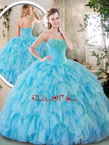 Lovely Sweetheart Beading Quinceanera Dresses for 2016