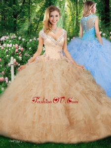 Best Ball Gown Quinceanera Gowns with Beading and Ruffles
