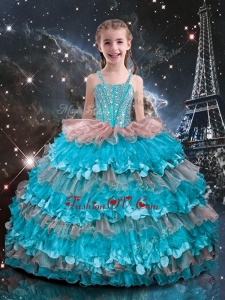 Best Straps Ruffled Layers Birthday Party Dresses for 2016