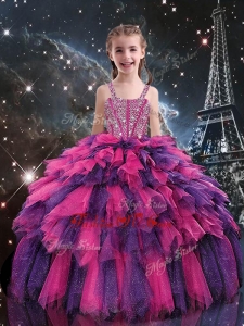 Gorgeous Ball Gown 2016 Birthday Party Dresses with Beading