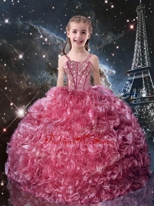 Pretty Straps Birthday Party Dresses with Beading for Fall