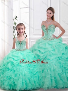 Beautiful Sweetheart Princesita With Quinceanera Dresses with Pick Ups and Ruffles for Spring
