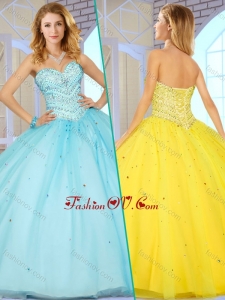 New Style Sweetheart Quinceanera Dresses with Beading for 2016