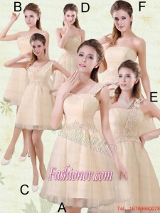 2015 The Brand New Style Mini Length Bridesmaid Dress