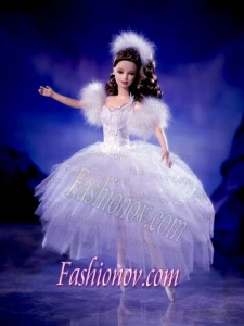 Tulle Beading Ball Gown Barbie Doll Dress