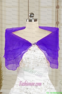 New Style Beading Purple Shawls for 2014