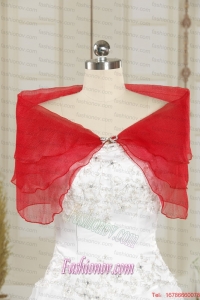 2014 New Style Beading Shawls in Red